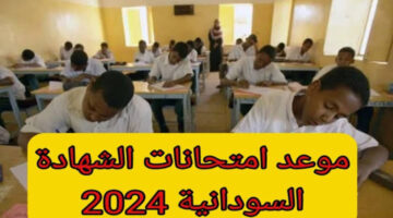 متى موعد أمتحان الشهادة السودانية 2024؟ .. “التعليم السوداني” يجيب