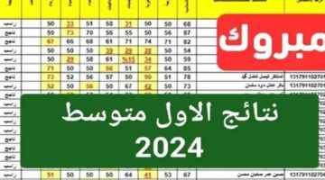 ملفات PDF .. لينك وكيفية الاستعلام عن نتائج الثالث متوسط 2024 محافظة الرصافة الدور الاول عبر موقع  نتائجنا