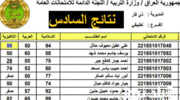 كيفية استخراج النتيجة عبر موقع نتائجنا السادس العراق results mlazemna وموعد ظهورها