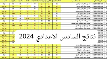 رابط تحميل كشوفات نتائج السادس مهني العراق pdf الدور الأول 2024 عبر بوابة وزارة التربية epedu.gov.iq